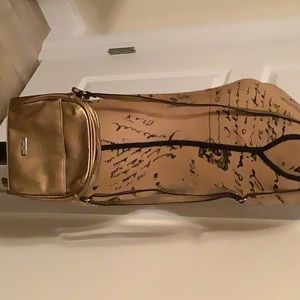 Jessica Simpson small gold shoulder purse. NWOT